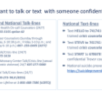 Confidentiality phone numbers